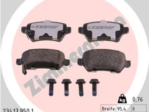 Placute frana KIA CEED (JD) 1.4 CVVT benzina 100 cai ZIMMERMANN 23417.950.1