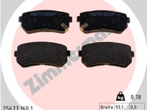 Placute frana KIA OPTIMA (JF) 1.6 CRDi diesel 136 cai ZIMMERMANN 25677.160.1