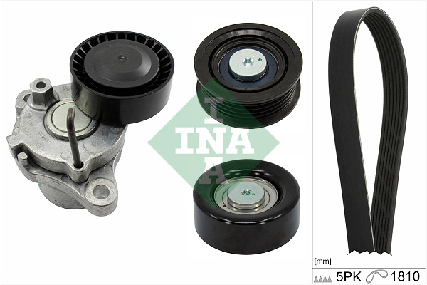 Set curea transmisie cu caneluri KIA CEED (JD) 1.6 CRDi 110 diesel 110 cai INA 529 0299 10