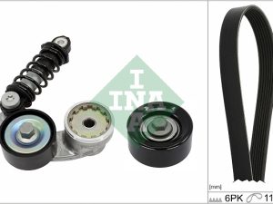 Set curea transmisie cu caneluri KIA OPTIMA (JF) 1.6 CRDi diesel 136 cai INA 529 0546 10