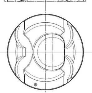 Piston KIA CEED (JD) 1.6 GDI benzina 135 cai MAHLE ORIGINAL 681 PI 00110 000