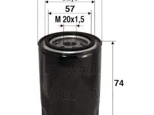 Filtru ulei KIA STINGER (CK) 2.0 T-GDi benzina 256 cai VALEO 586017