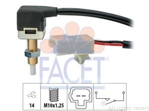 Comutator actionare ambreiaj (Tempomat) KIA CEED Combi Van (JD) 1.4 CVVT benzina 100 cai FACET 7.1302