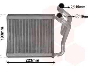 Schimbator caldura incalzire habitaclu KIA CEED (JD) 1.4 CVVT benzina 90 cai VAN WEZEL 82006270