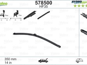 Lamela stergator KIA VENGA (YN) 1.4 CRDi 75 diesel 78 cai VALEO 578500
