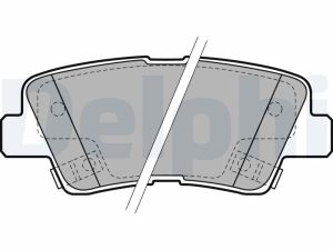 Placute frana KIA OPTIMA (FSGDS6B) 2.0 CVVT benzina 165 cai DELPHI LP2195