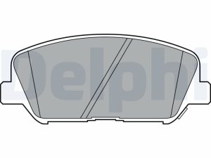 Placute frana KIA CEED (JD) 1.6 CRDi 110 diesel 110 cai DELPHI LP2477