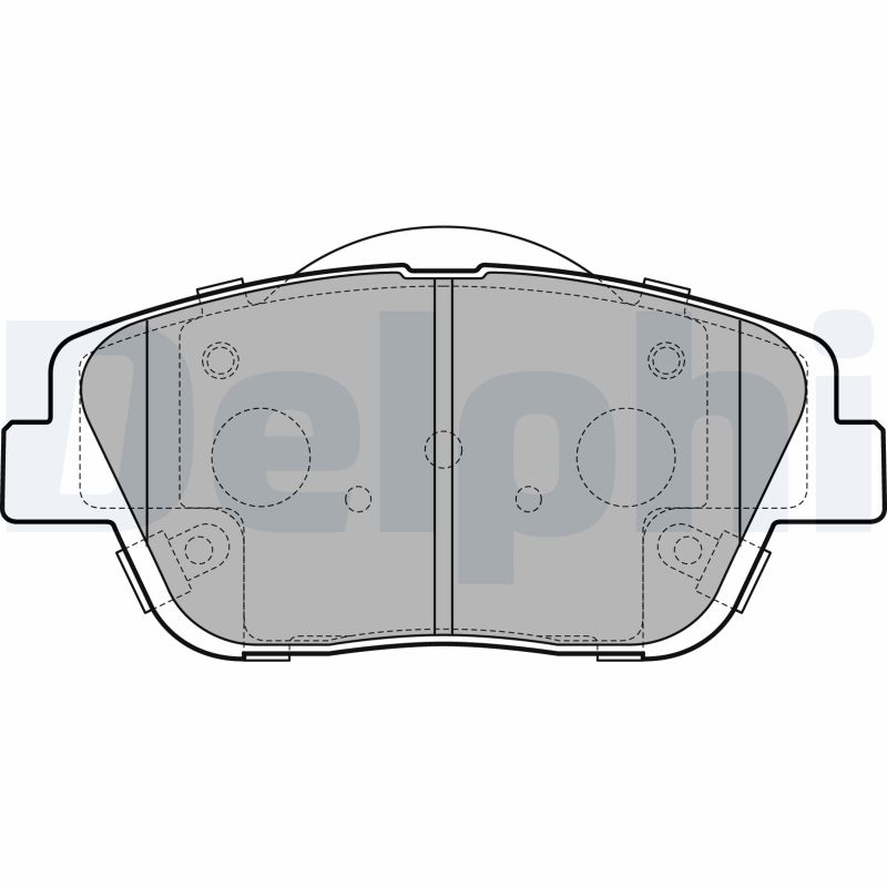 Placute frana KIA OPTIMA (FSGDS6B) 2.0 benzina 170 cai DELPHI LP2688
