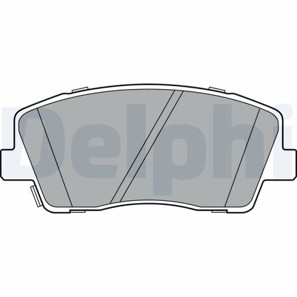 Placute frana KIA STINGER (CK) 2.2 CRDi VGT 4WD diesel 200 cai DELPHI LP3376