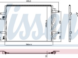Condensator climatizare KIA XCEED (CD) 1.6 GDI Hybrid benzina/elector 141 cai NISSENS 941004