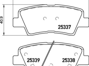 Placute frana KIA CEED (CD) 1.6 CRDi 136 Eco-Dynamics+ Diesel/electro 136 cai BREMBO P 30 106