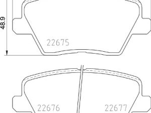 Placute frana KIA XCEED (CD) 1.4 T-GDI benzina 140 cai BREMBO P 30 109
