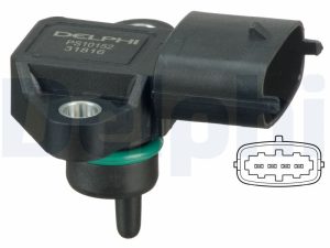 Senzor presiune aer KIA VENGA (YN) 1.4 CRDi 75 diesel 78 cai DELPHI PS10152