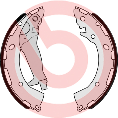 Set saboti frana KIA STONIC (YB) 1.6 CRDi diesel 136 cai BREMBO S 30 525