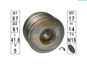 Fulie alternator ERA ZN5583 – KIA | AutoRival