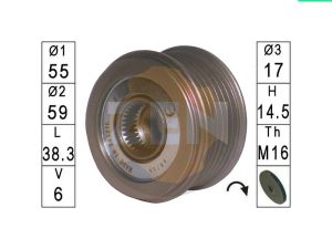 Fulie alternator ERA ZN5593 – KIA | AutoRival