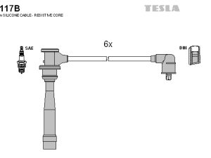 Set cablaj aprindere TESLA T117B – KIA | AutoRival