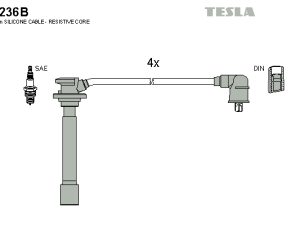 Set cablaj aprindere TESLA T236B – KIA | AutoRival