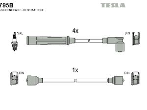 Set cablaj aprindere TESLA T795B – KIA | AutoRival