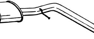 Toba esapamet intermediara BOSAL 281-971 – KIA | AutoRival