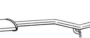 Toba esapamet intermediara BOSAL 284-423 – KIA | AutoRival