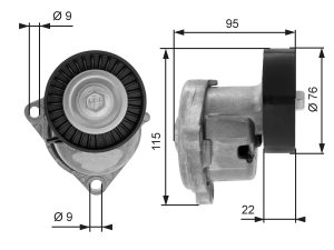 Intinzator curea distributie GATES T38448