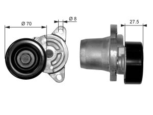 Intinzator curea distributie GATES T38454