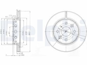 Disc frana DELPHI BG3074 – KIA | AutoRival