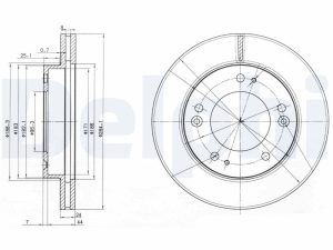 Disc frana DELPHI BG3226 – KIA | AutoRival