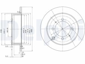 Disc frana DELPHI BG3400 – KIA | AutoRival