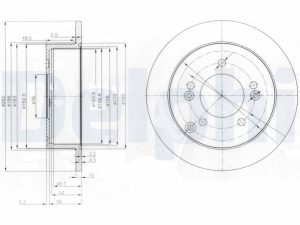 Disc frana DELPHI BG3799 – KIA | AutoRival