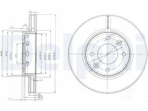 Disc frana DELPHI BG3800 – KIA | AutoRival
