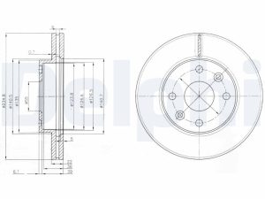 Disc frana DELPHI BG3802 – KIA | AutoRival