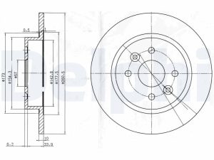 Disc frana DELPHI BG3804 – KIA | AutoRival