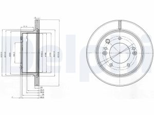 Disc frana DELPHI BG3859 – KIA | AutoRival