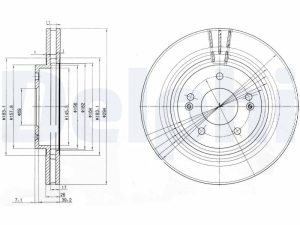 Disc frana DELPHI BG3860 – KIA | AutoRival