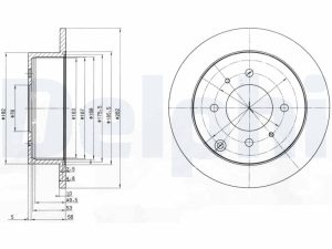 Disc frana DELPHI BG4010 – KIA | AutoRival