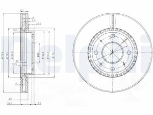 Disc frana DELPHI BG4016 – KIA | AutoRival