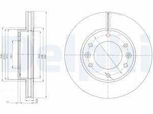 Disc frana DELPHI BG4137 – KIA | AutoRival