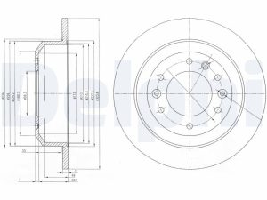 Disc frana DELPHI BG4138 – KIA | AutoRival