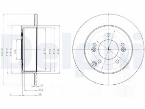 Disc frana DELPHI BG4260 – KIA | AutoRival