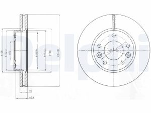Disc frana DELPHI BG4261 – KIA | AutoRival