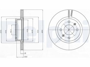 Disc frana DELPHI BG4295 – KIA | AutoRival