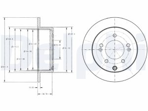 Disc frana DELPHI BG4327 – KIA | AutoRival