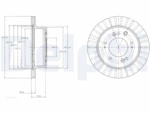 Disc frana DELPHI BG4331 – KIA | AutoRival