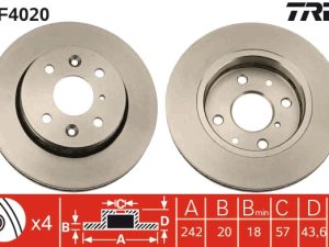 Disc frana TRW DF4020 – KIA | AutoRival