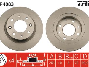 Disc frana TRW DF4083 – KIA | AutoRival