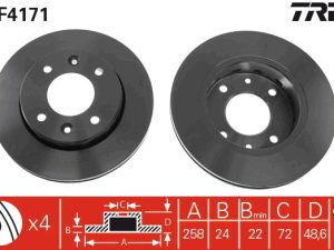 Disc frana TRW DF4171 – KIA | AutoRival