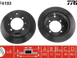 Disc frana TRW DF4193 – KIA | AutoRival