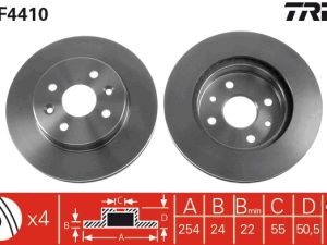 Disc frana TRW DF4410 – KIA | AutoRival